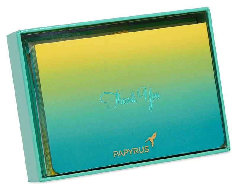 Papyrus بطاقات شكر من البردي مع أظرف، تدرج أزرق (16-عدد) - Image 4